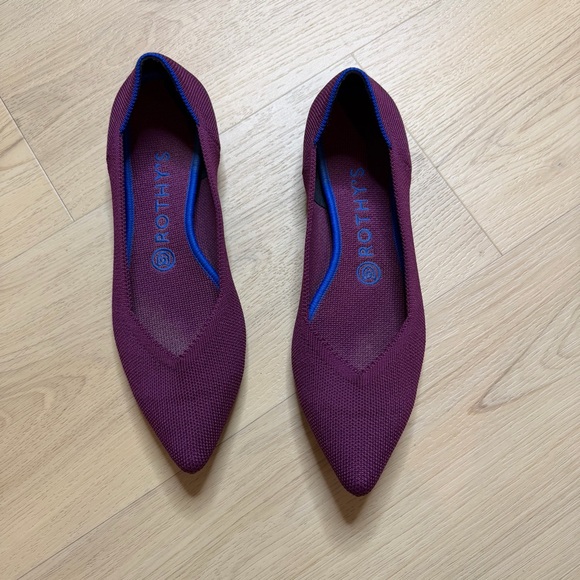 Rothy's Shoes - Rothy’s The Point Wild Orchid ballet flats